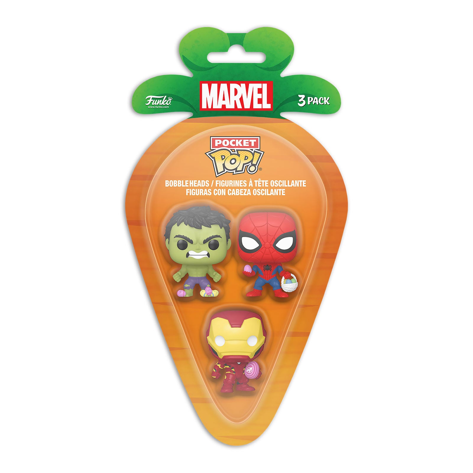 Zdjęcie produktu Marvel Funko Pocket Pop Zestaw 3 Figurek Edycja Wielkanocna