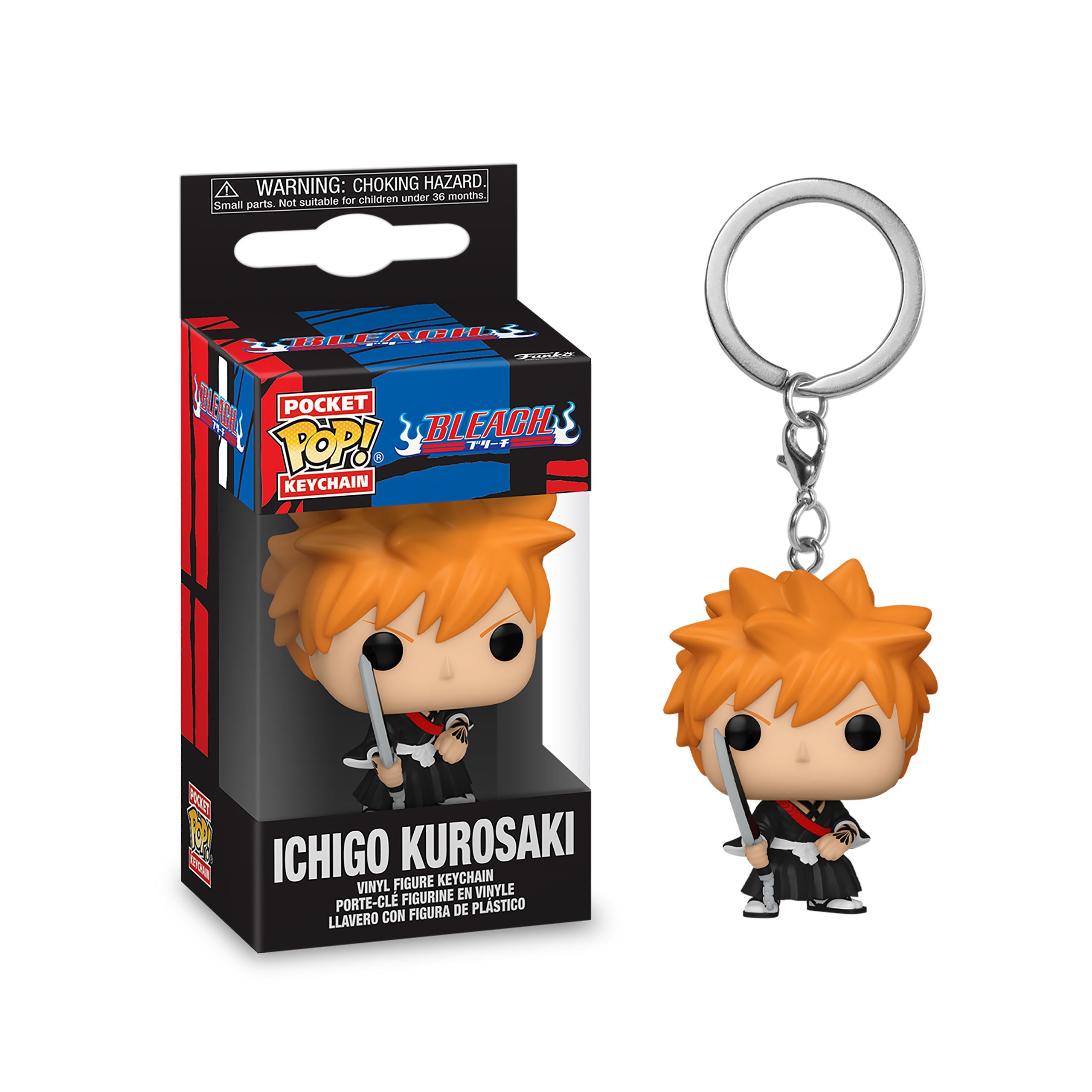 Zdjęcie produktu Bleach - Ichigo Kurosaki Funko Pop brelok do kluczy