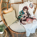 Zdjęcie produktu Demon Slayer - Ręcznik kąpielowy Nezuko i Tanjiro Kamado