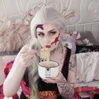 Zdjęcie produktu Demon Slayer - Miseczka Ramen z symbolem Tanjiro i pałeczkami