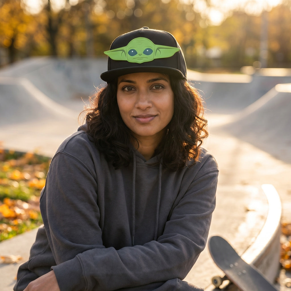 Zdjęcie produktu Czapka Snapback Grogu czarna - Star Wars The Mandalorian