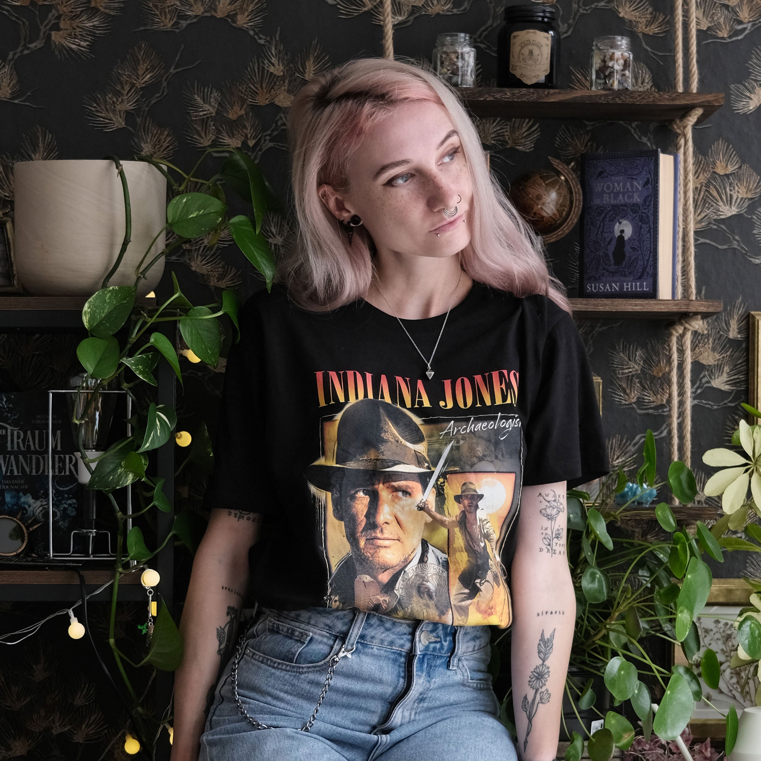 Zdjęcie produktu Indiana Jones - Homage T-Shirt czarne