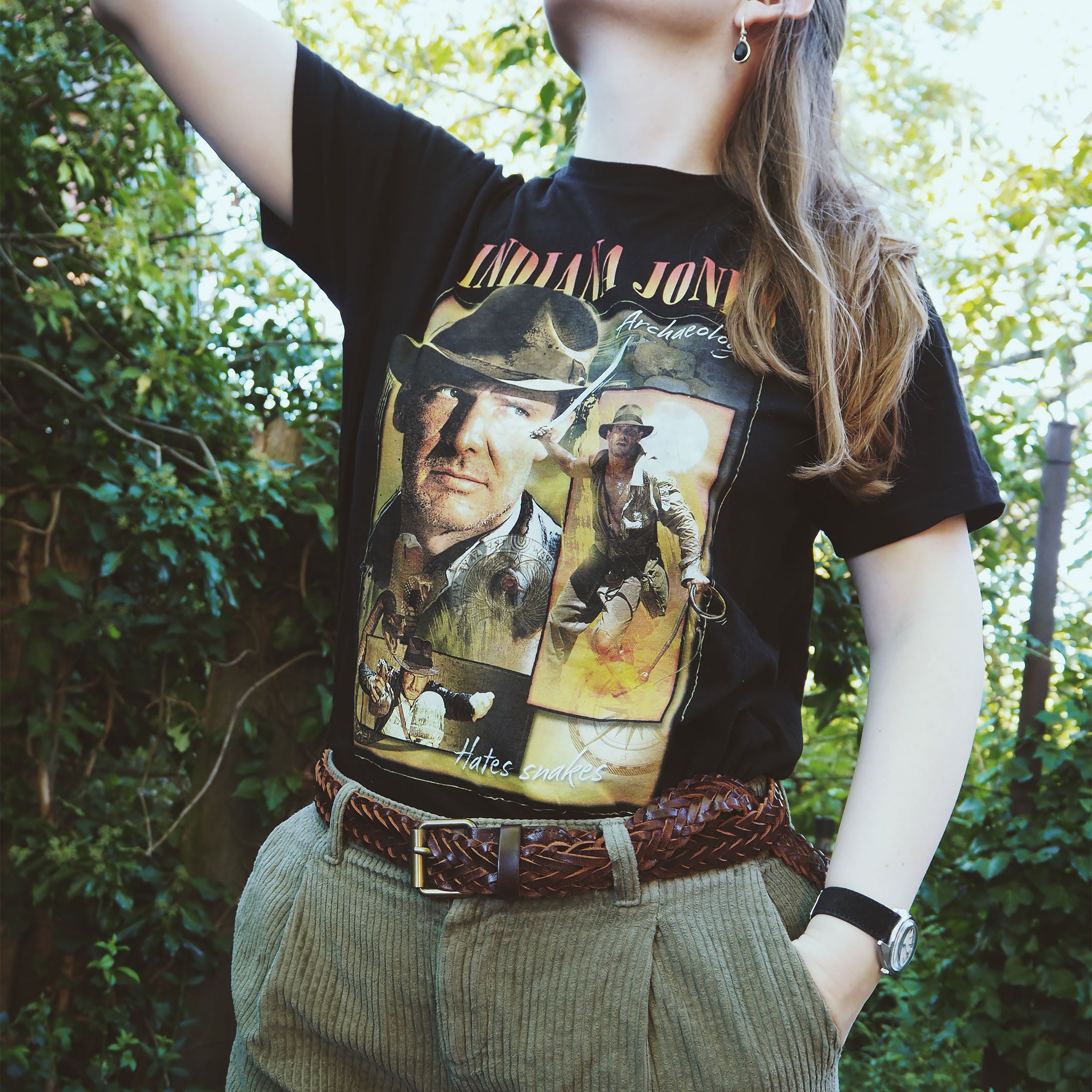 Zdjęcie produktu Indiana Jones - Homage T-Shirt czarne
