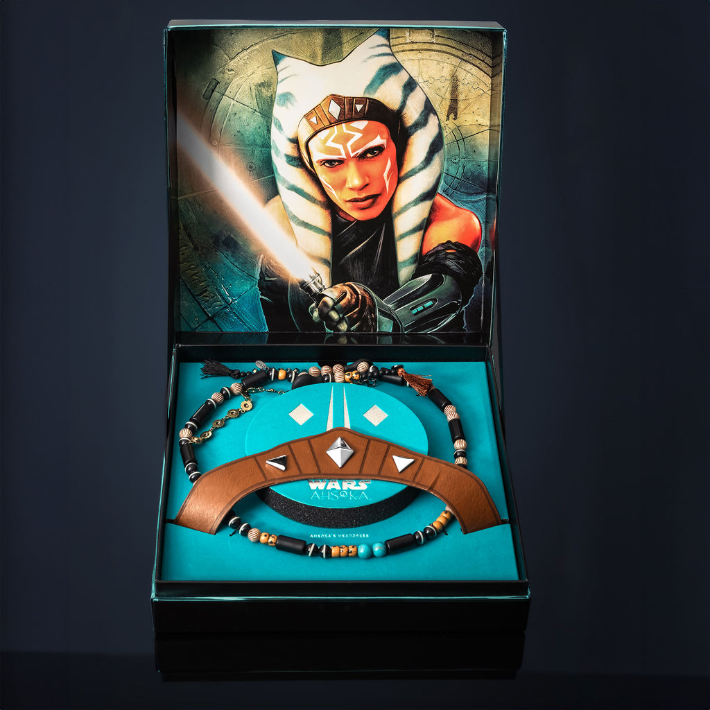 Zdjęcie produktu Star Wars - Ahsoka Opaska na głowę i koraliki na pasek Replika limitowana