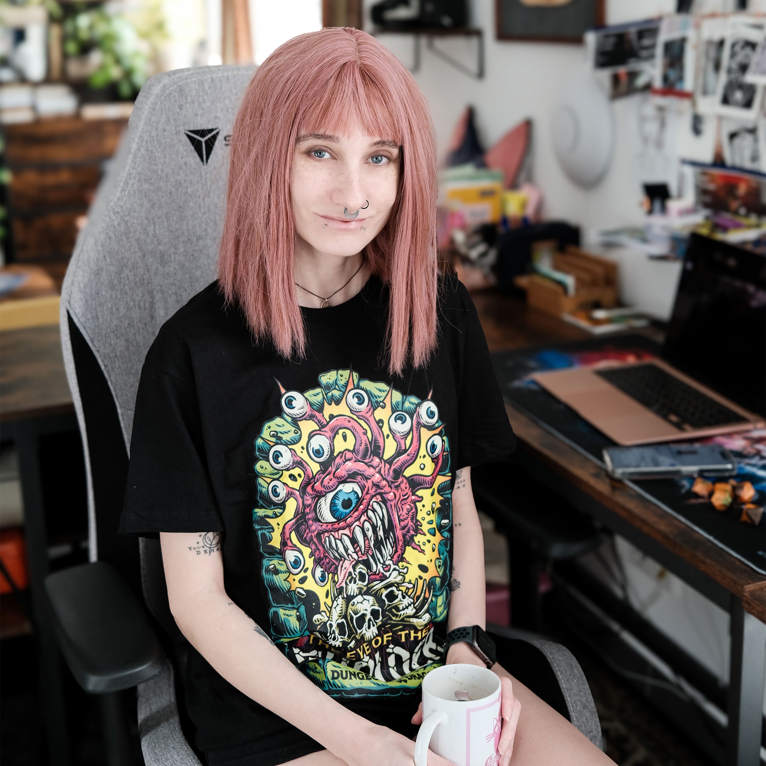 Zdjęcie produktu Dungeons & Dragons - Beholder T-Shirt czarne
