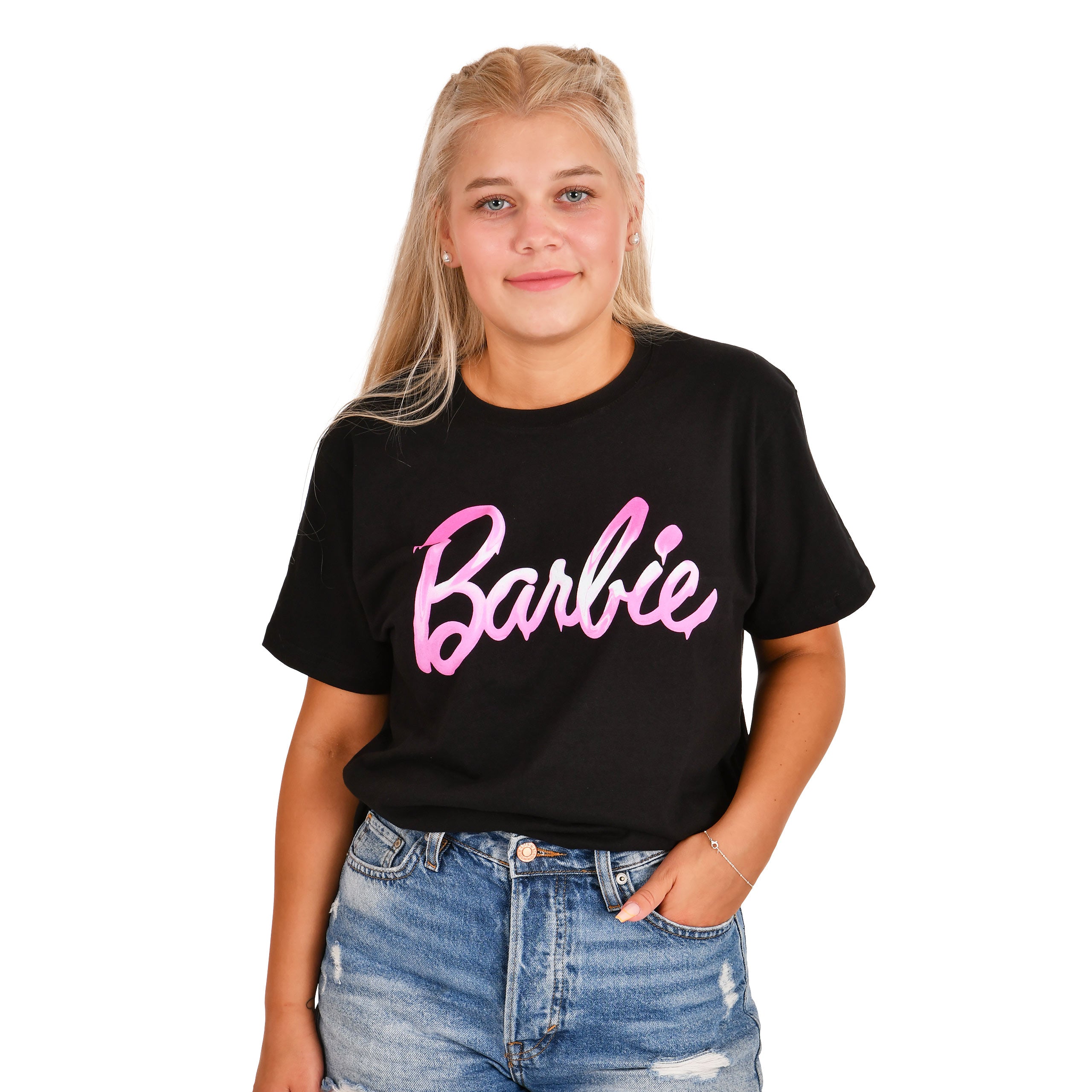 Zdjęcie produktu Barbie - Melted Logo T-Shirt czarne