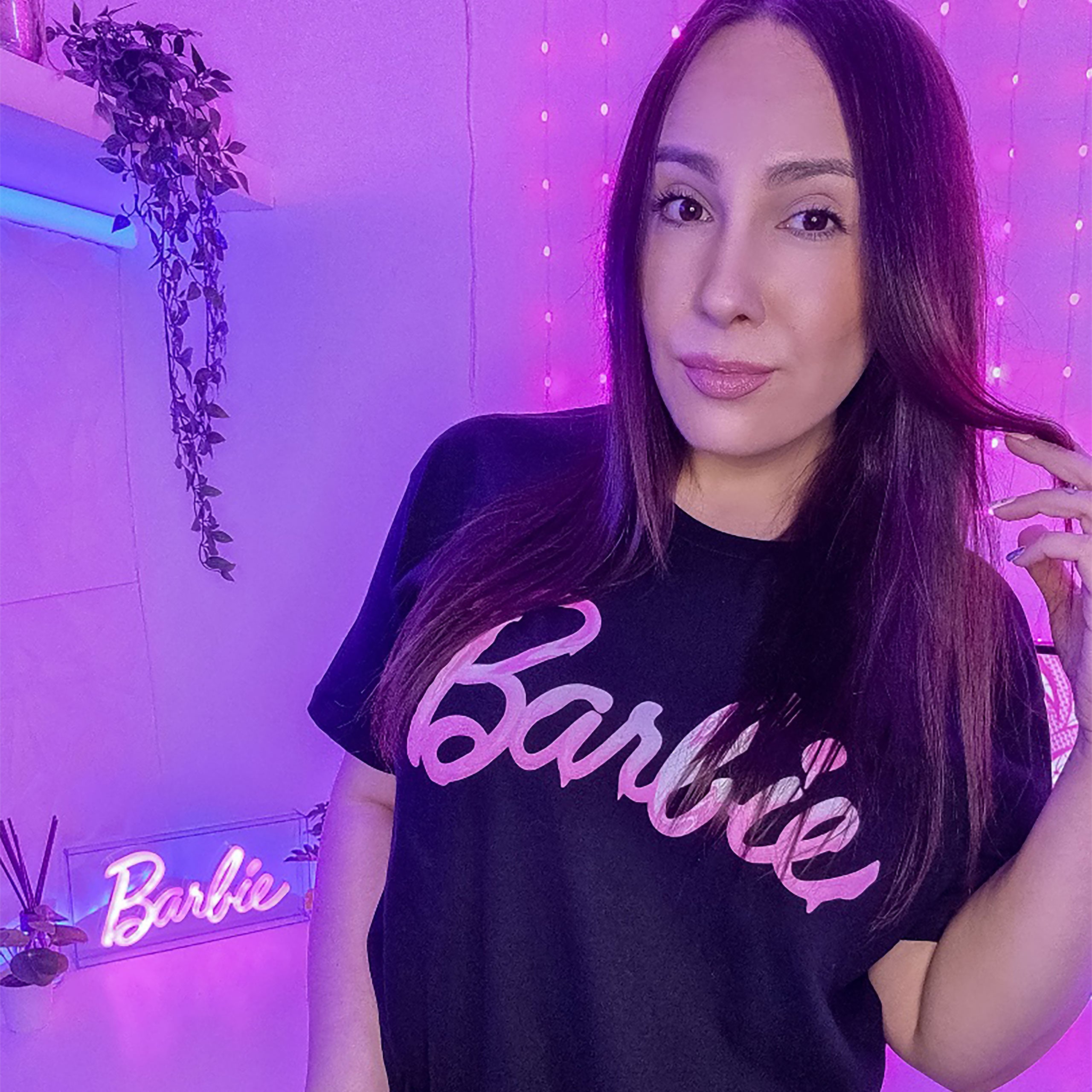 Zdjęcie produktu Barbie - Melted Logo T-Shirt czarne