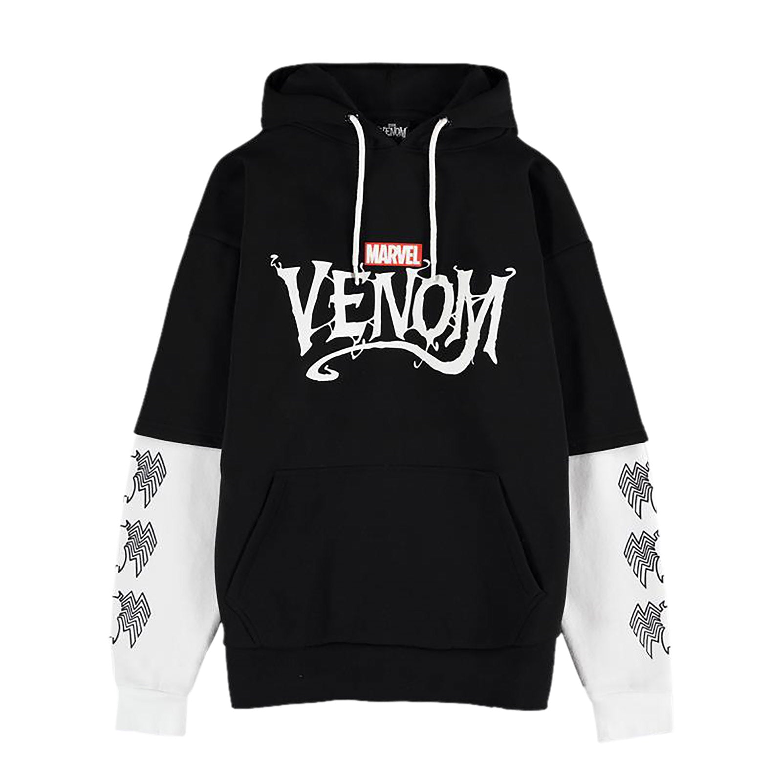 Zdjęcie produktu Venom - Logo Bluza z kapturem czarno-biała