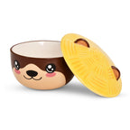 Zdjęcie produktu Miska Otter Kawaii z pokrywką dla fanów anime