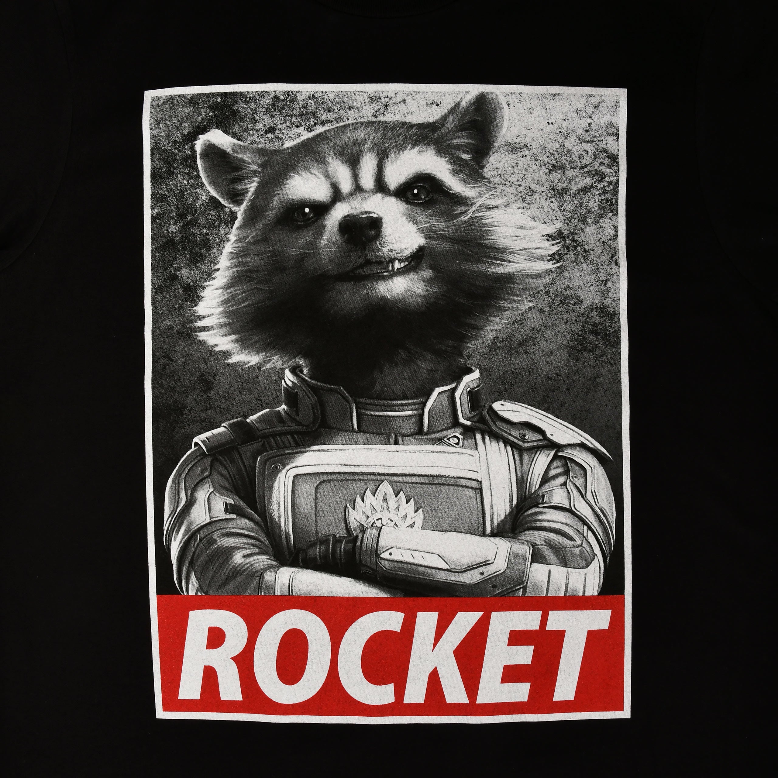 Zdjęcie produktu Rocket Raccoon Koszulka czarna - Marvel