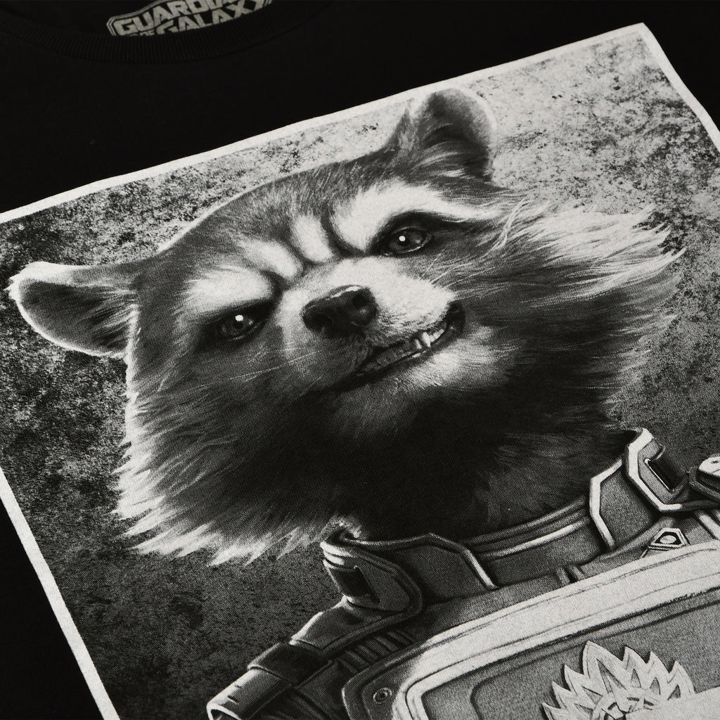 Zdjęcie produktu Rocket Raccoon Koszulka czarna - Marvel