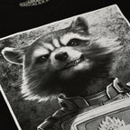 Zdjęcie produktu Rocket Raccoon Koszulka czarna - Marvel