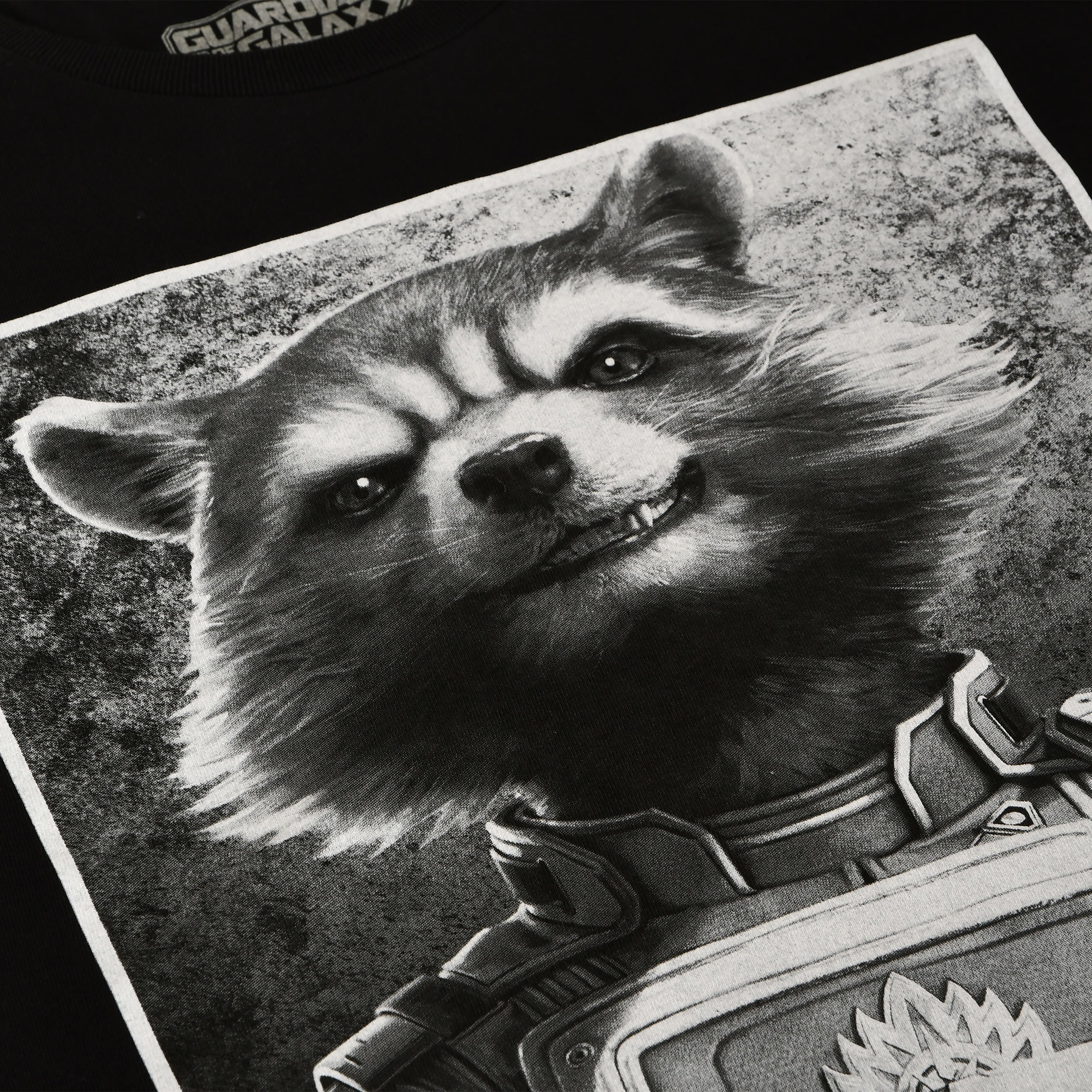 Zdjęcie produktu Rocket Raccoon Koszulka czarna - Marvel