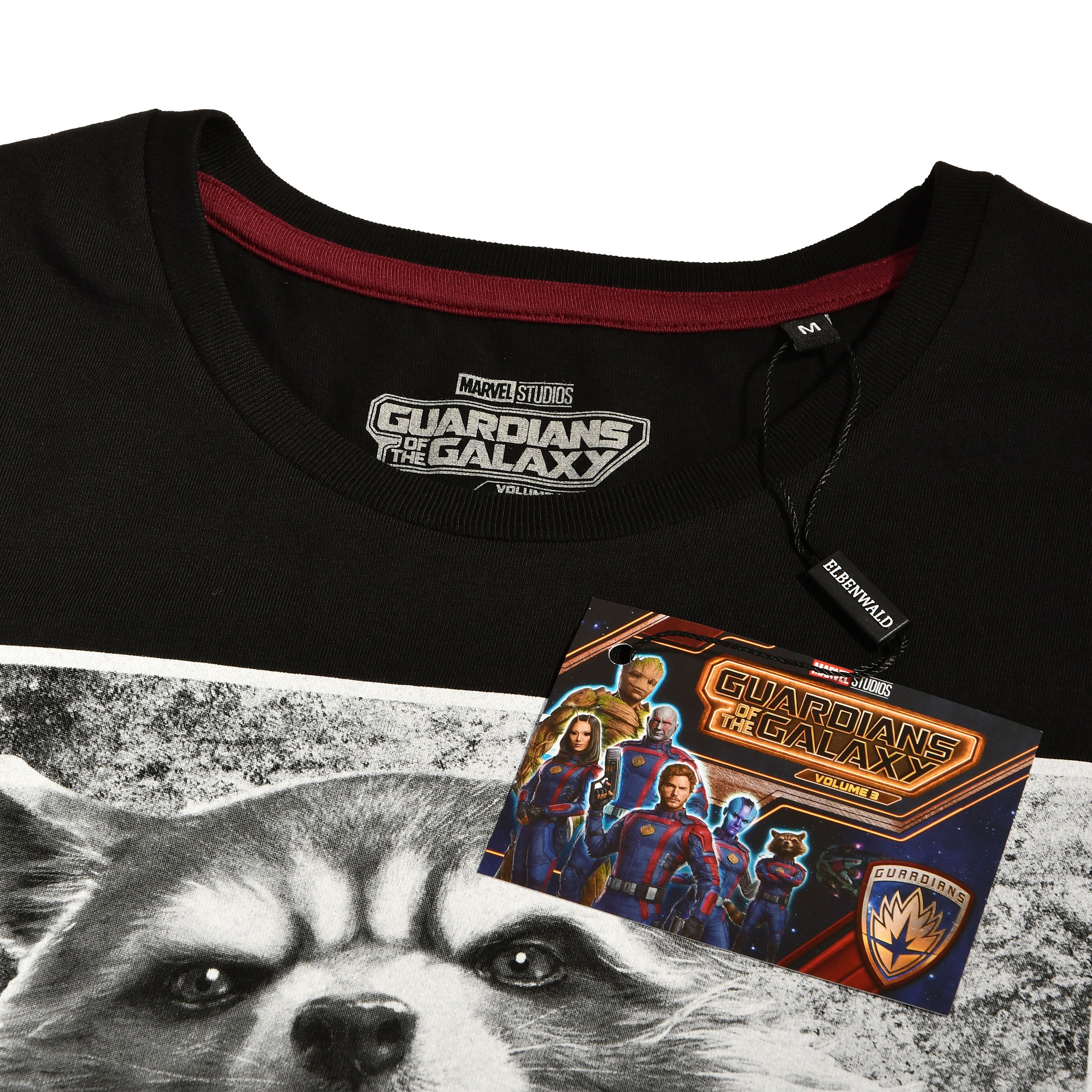 Zdjęcie produktu Rocket Raccoon Koszulka czarna - Marvel