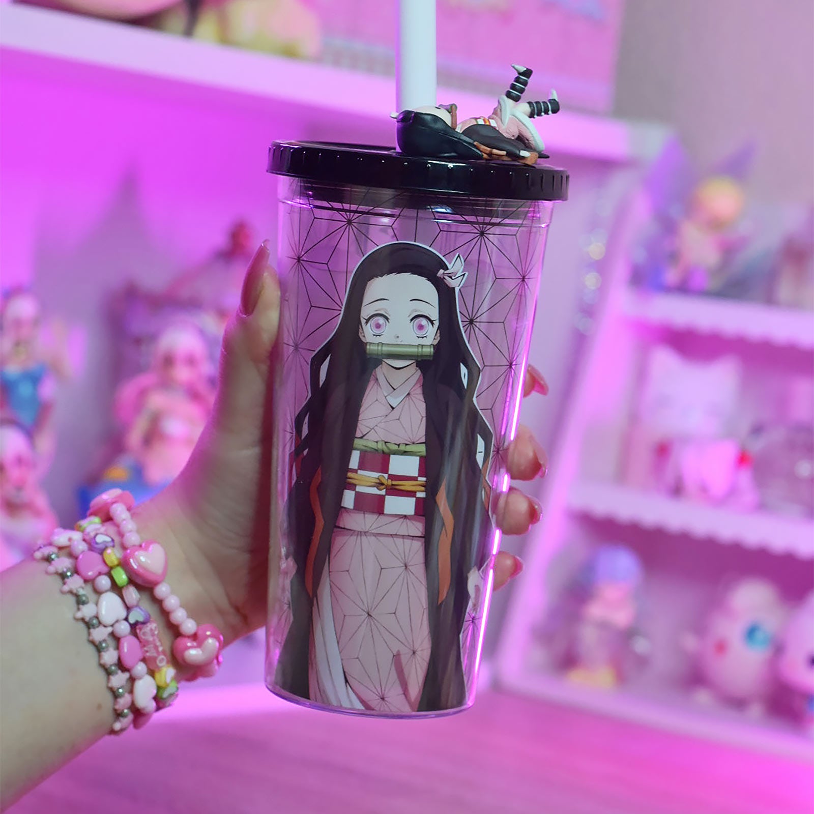 Zdjęcie produktu Demon Slayer - Nezuko Kamado kubek z rurką
