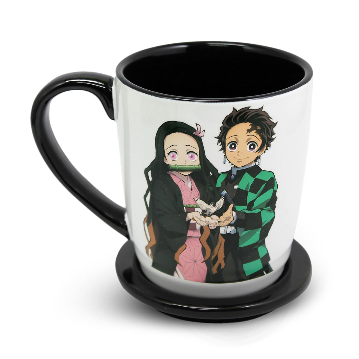 Zdjęcie produktu Demon Slayer - Kubek z pokrywką Nezuko & Tanjiro Kamado
