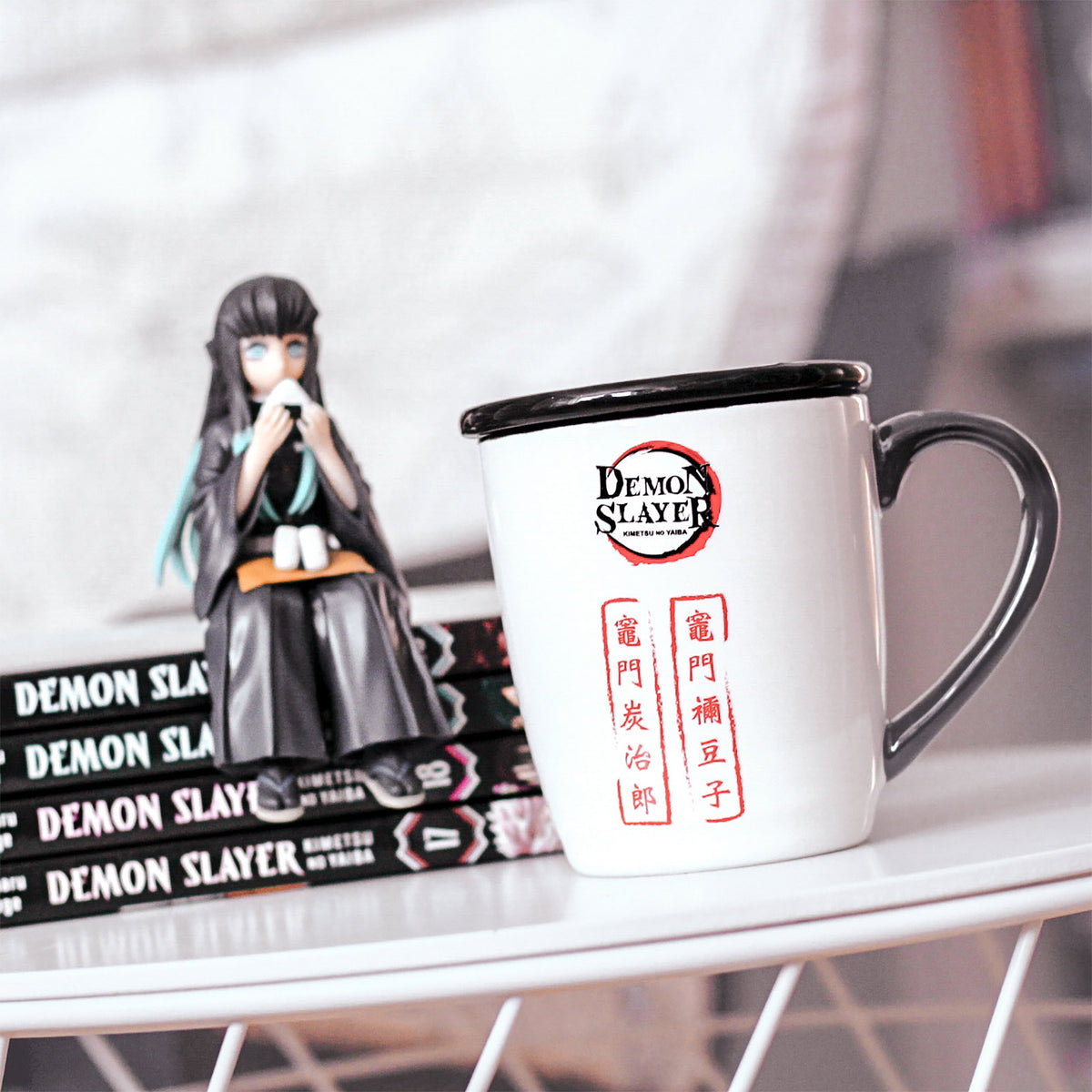 Zdjęcie produktu Demon Slayer - Kubek z pokrywką Nezuko & Tanjiro Kamado
