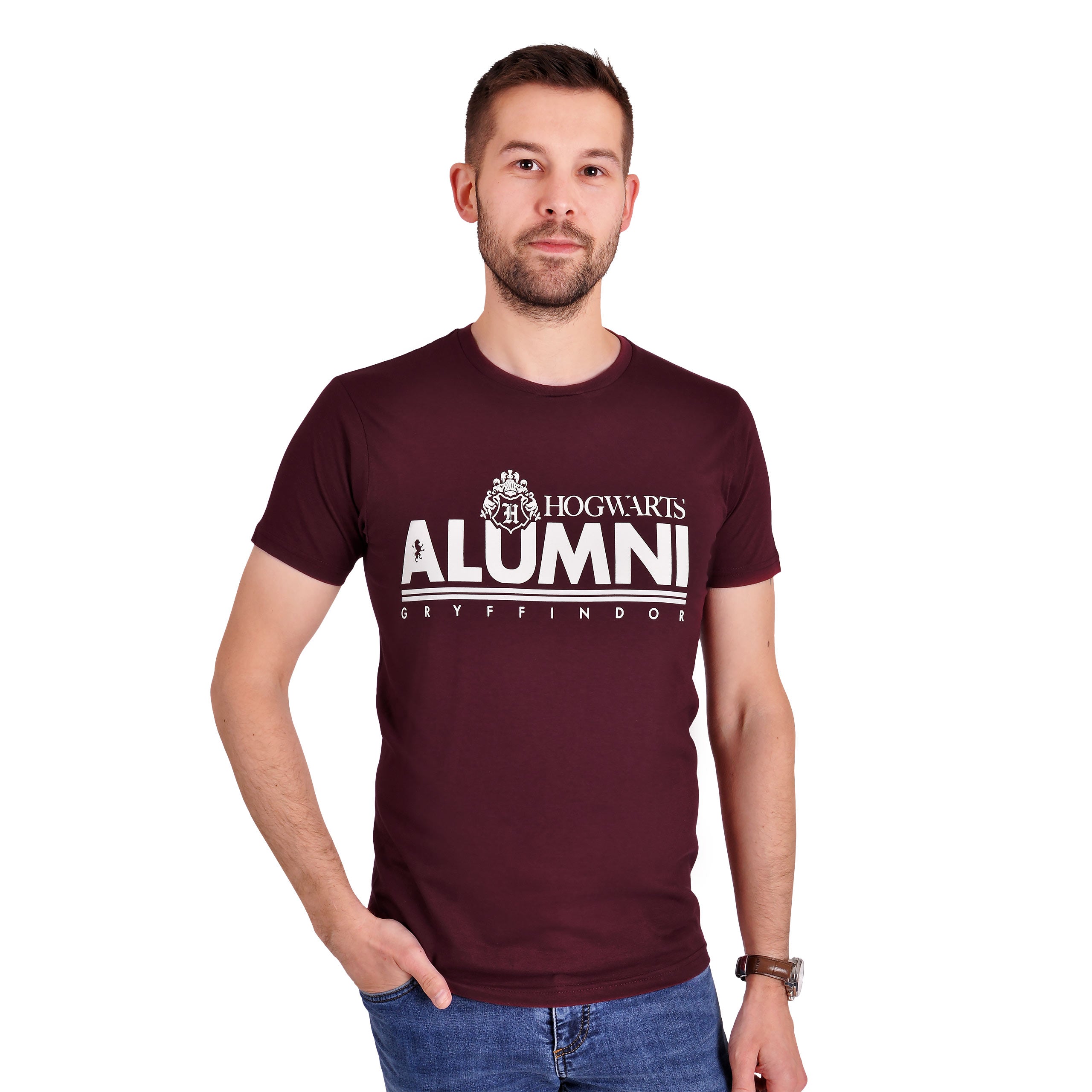 Zdjęcie produktu Harry Potter - Hogwarts Alumni Gryffindor T-Shirt czerwony