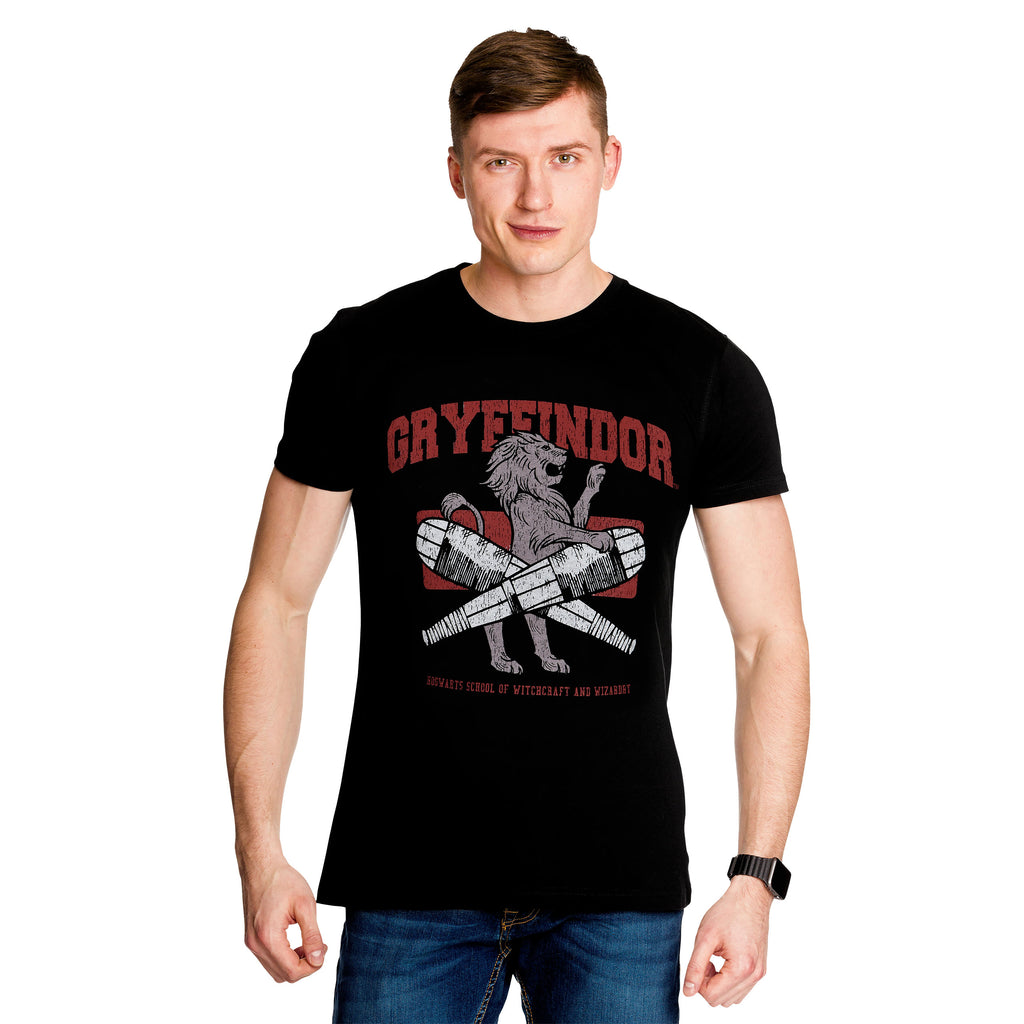 Product image Gryffindor Quidditch College T-Shirt Black - Harry Potter