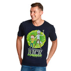 Zdjęcie produktu Rick and Morty - Portal T-Shirt niebieski