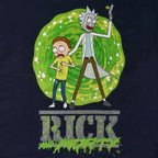 Zdjęcie produktu Rick and Morty - Portal T-Shirt niebieski