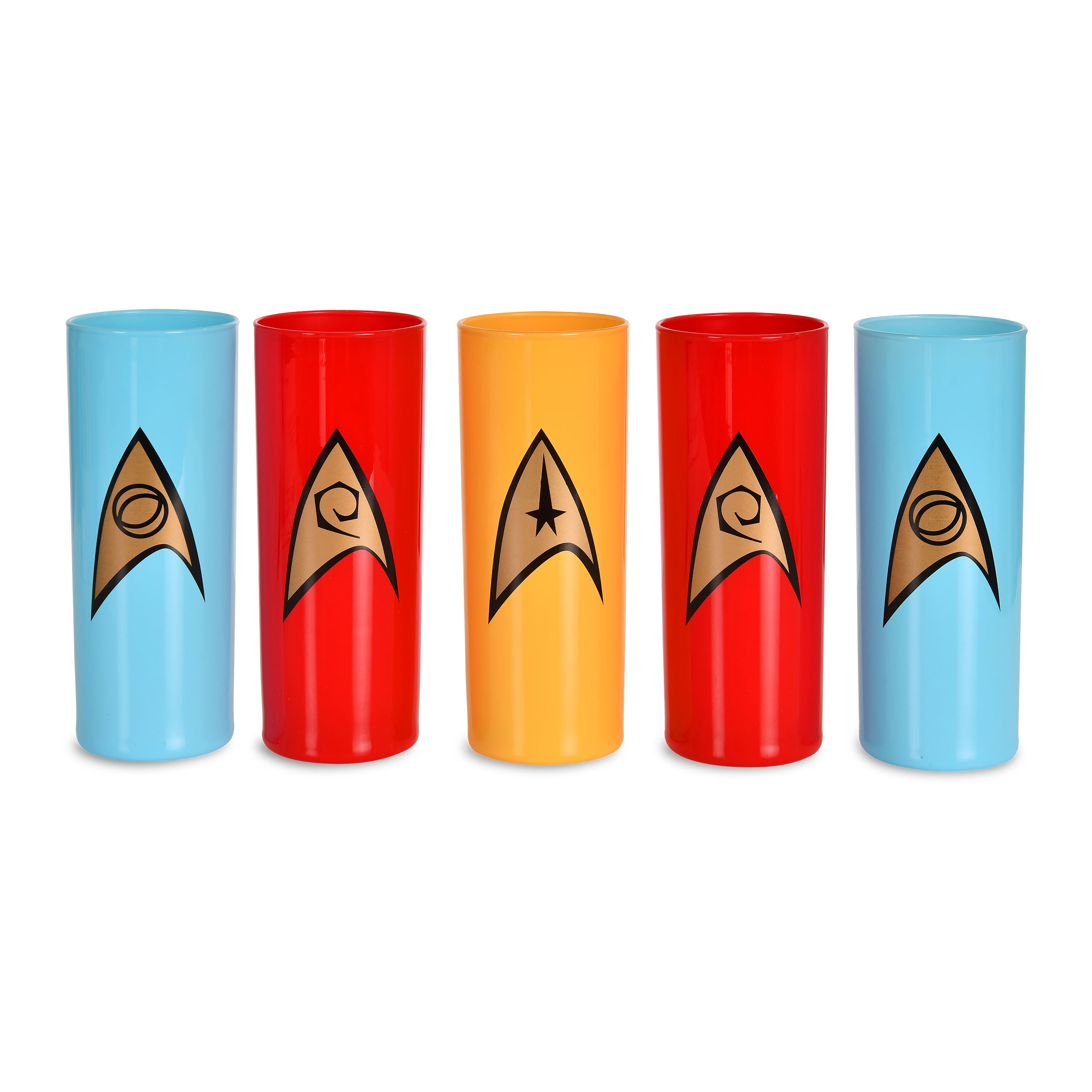 Product image Starfleet Badge Glasses 5-piece Set - Star Trek
