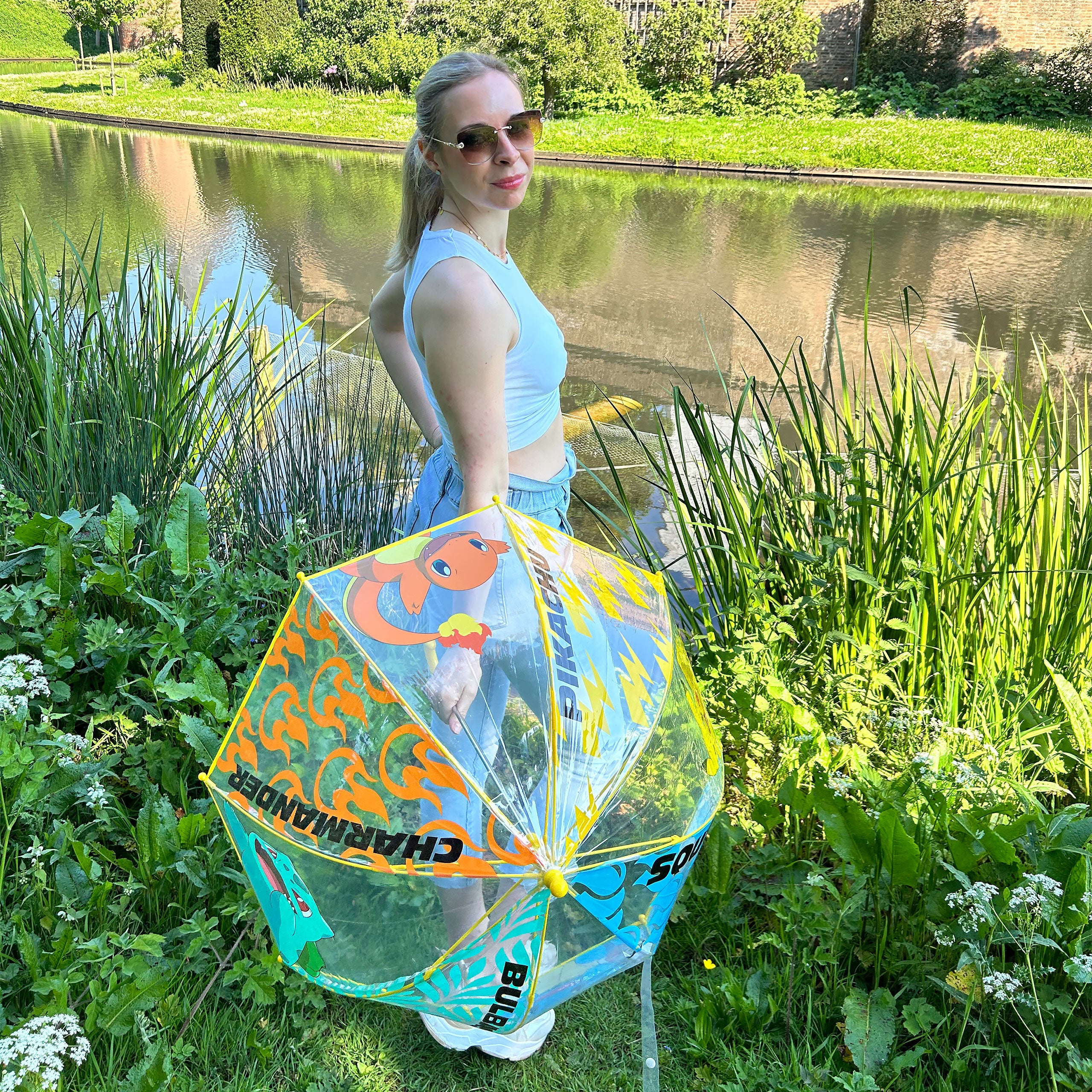 Zdjęcie produktu Pokemon - Parasol z postaciami dla dzieci