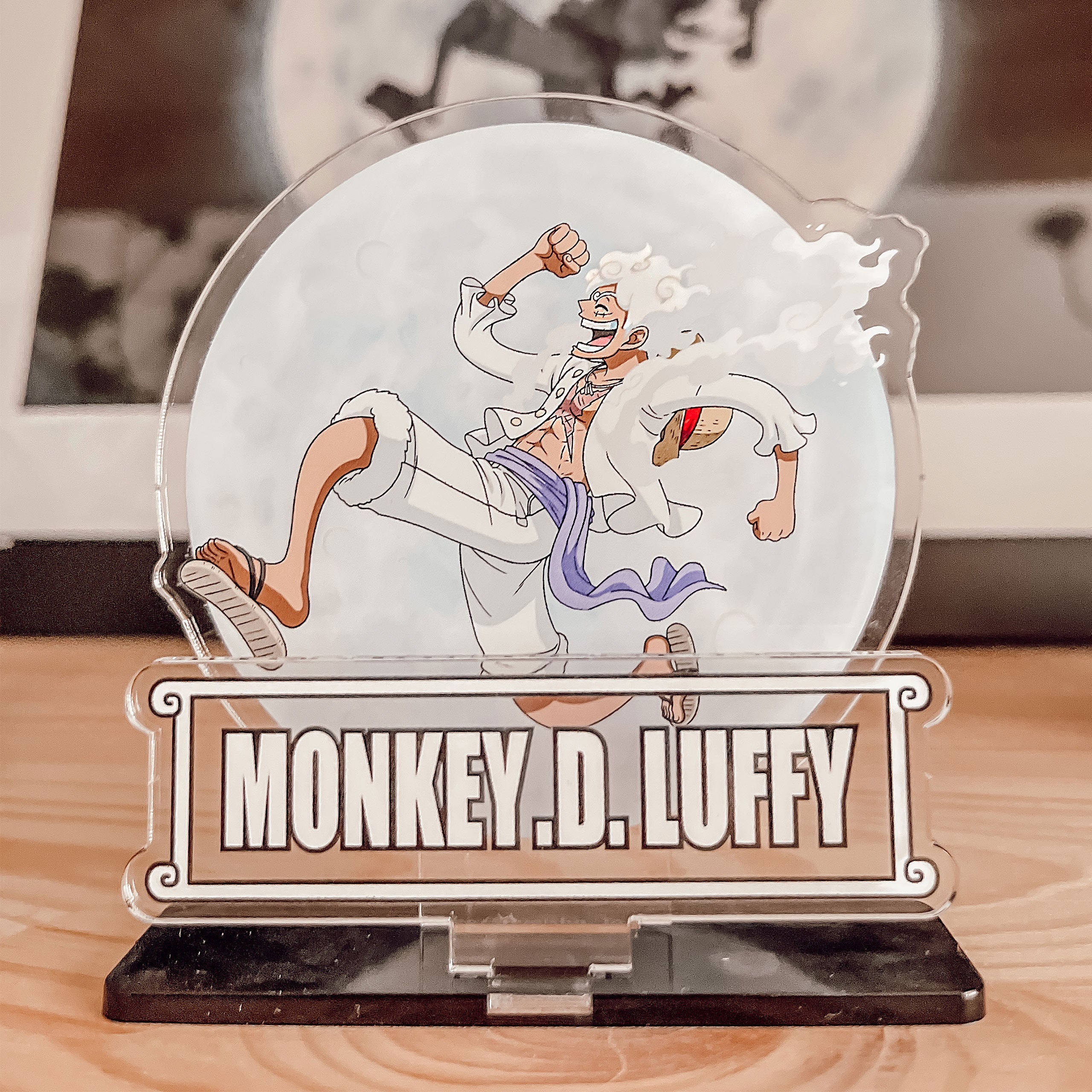 Zdjęcie produktu One Piece: Gear 5 - Monkey D. Luffy Biegnąca Figurka Akrylowa