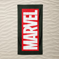Zdjęcie produktu Marvel - Czarno ręcznik kąpielowy z logo