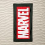 Zdjęcie produktu Marvel - Czarno ręcznik kąpielowy z logo