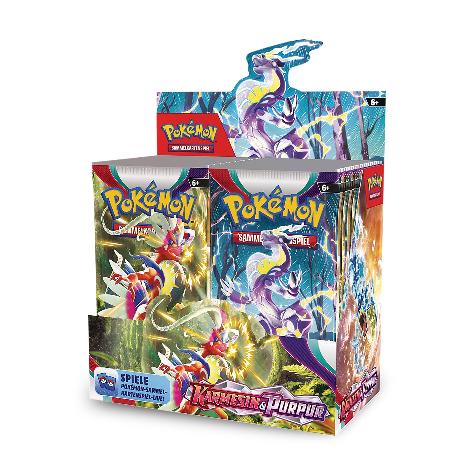 Product image Pokemon - Crimson & Purple Collectible Cards Display