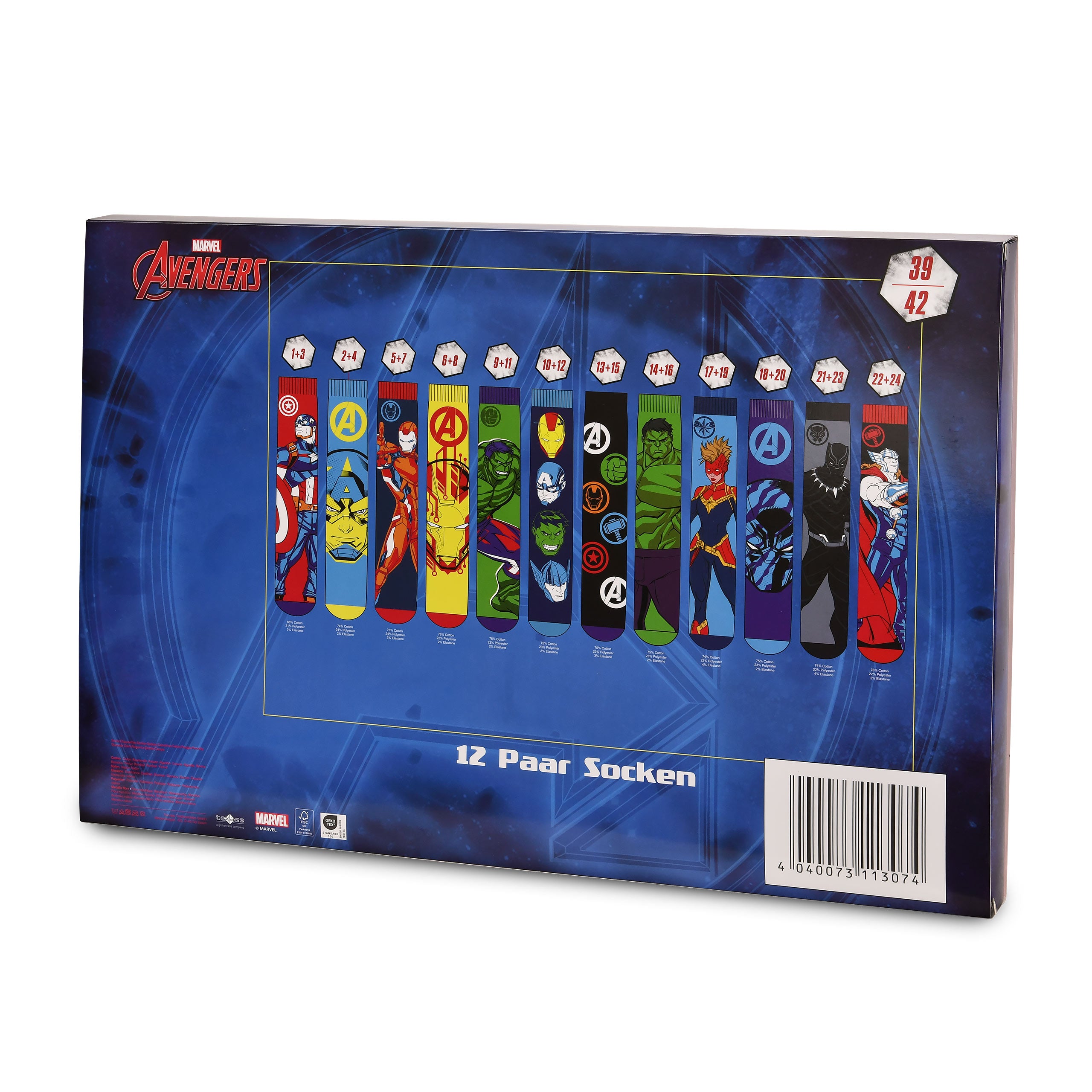 Product image Avengers - Socks Advent Calendar
