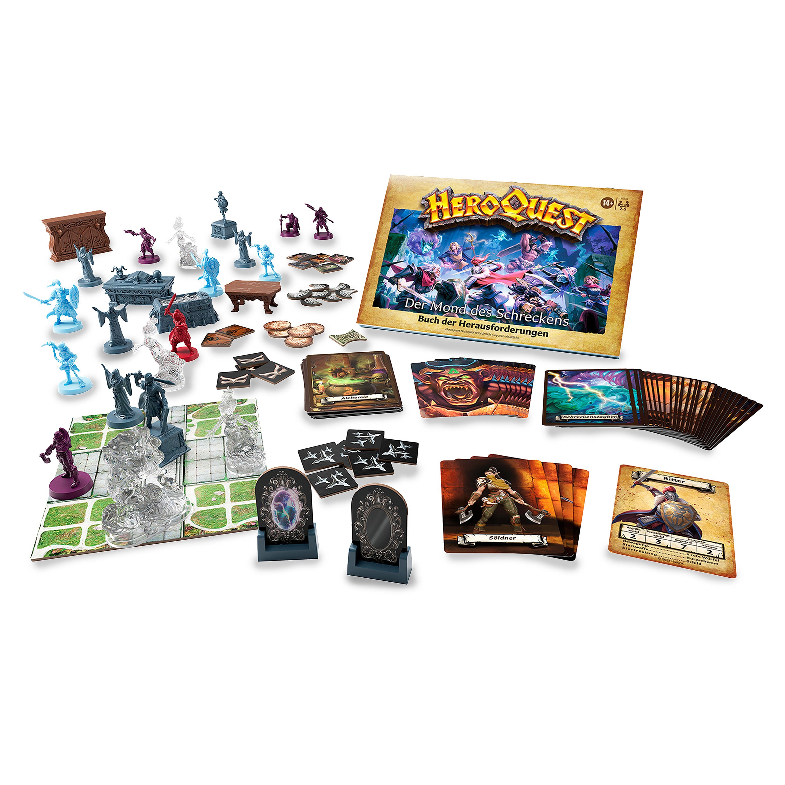 Zdjęcie produktu HeroQuest - Avalon Hill Księżyc Grozy Pakiet przygód Wersja niemiecka