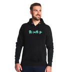 Zdjęcie produktu Rick and Morty - Portal Boyz Glow in the Dark Hoodie czarny