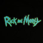 Zdjęcie produktu Rick and Morty - Portal Boyz Glow in the Dark Hoodie czarny