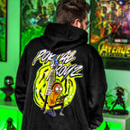 Zdjęcie produktu Rick and Morty - Portal Boyz Glow in the Dark Hoodie czarny