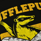 Zdjęcie produktu Hufflepuff Quidditch College T-Shirt czarne - Harry Potter