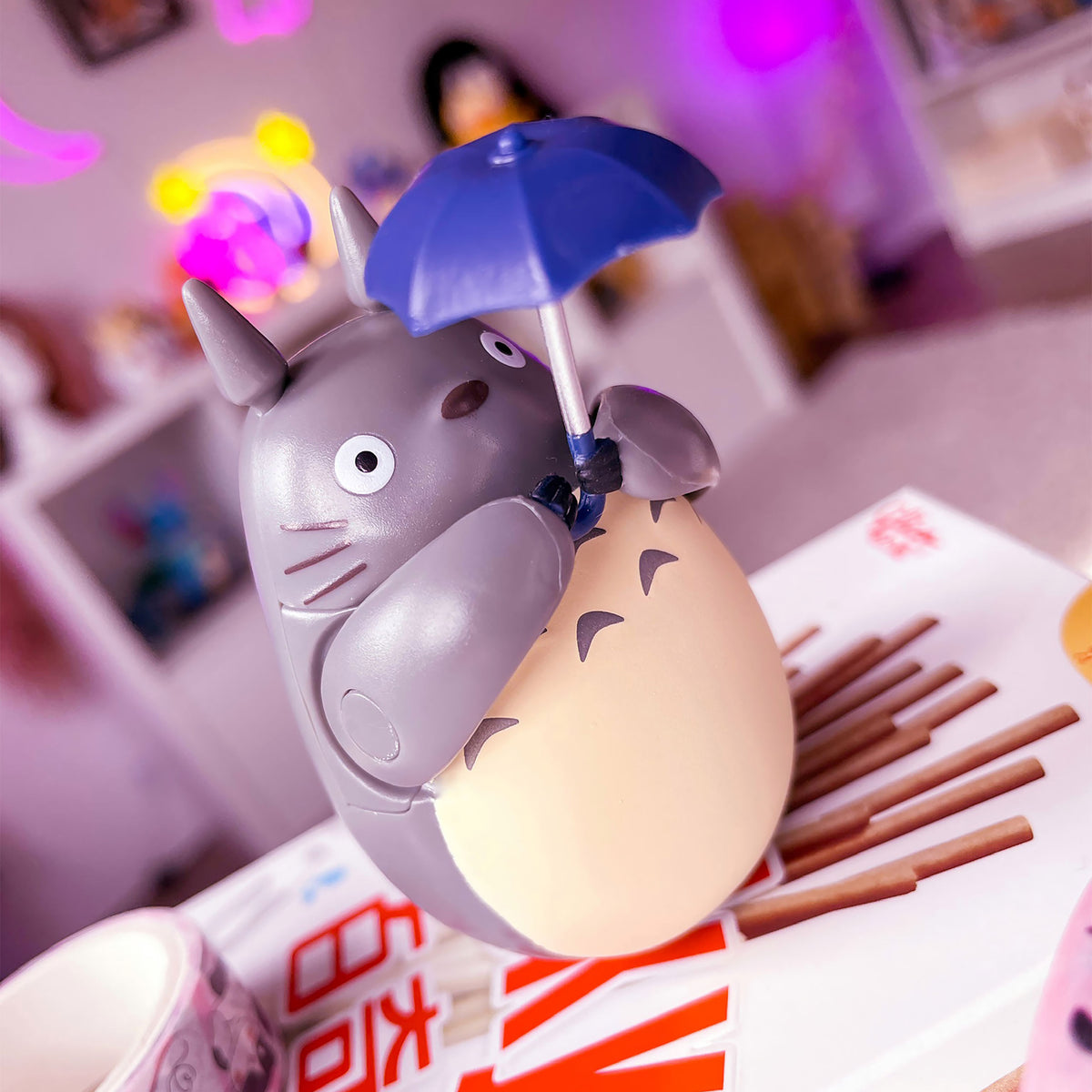 Zdjęcie produktu Totoro - Figurka Miminzuku Oh-Totoro z parasolem