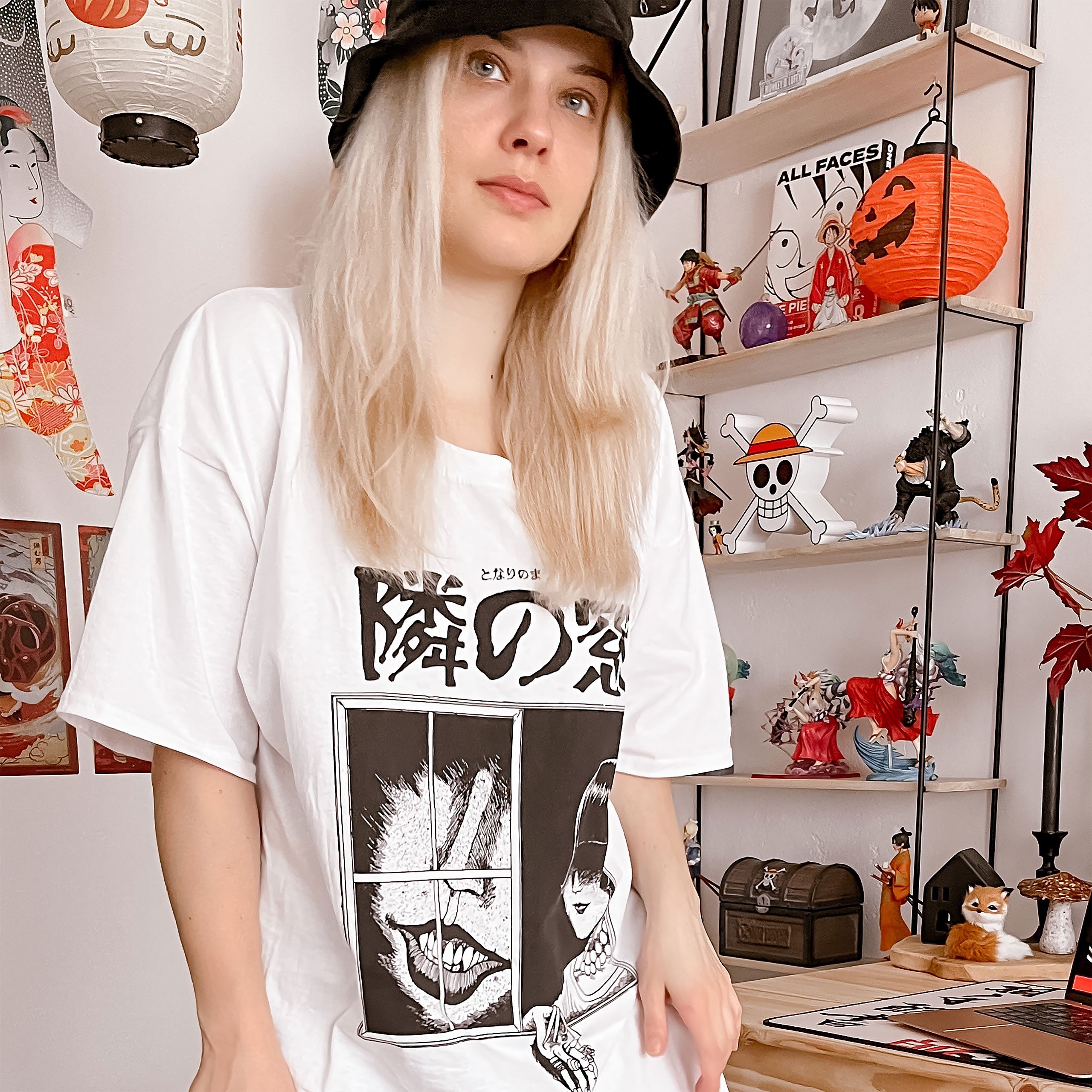 Zdjęcie produktu Junji Ito - Window T-Shirt biały