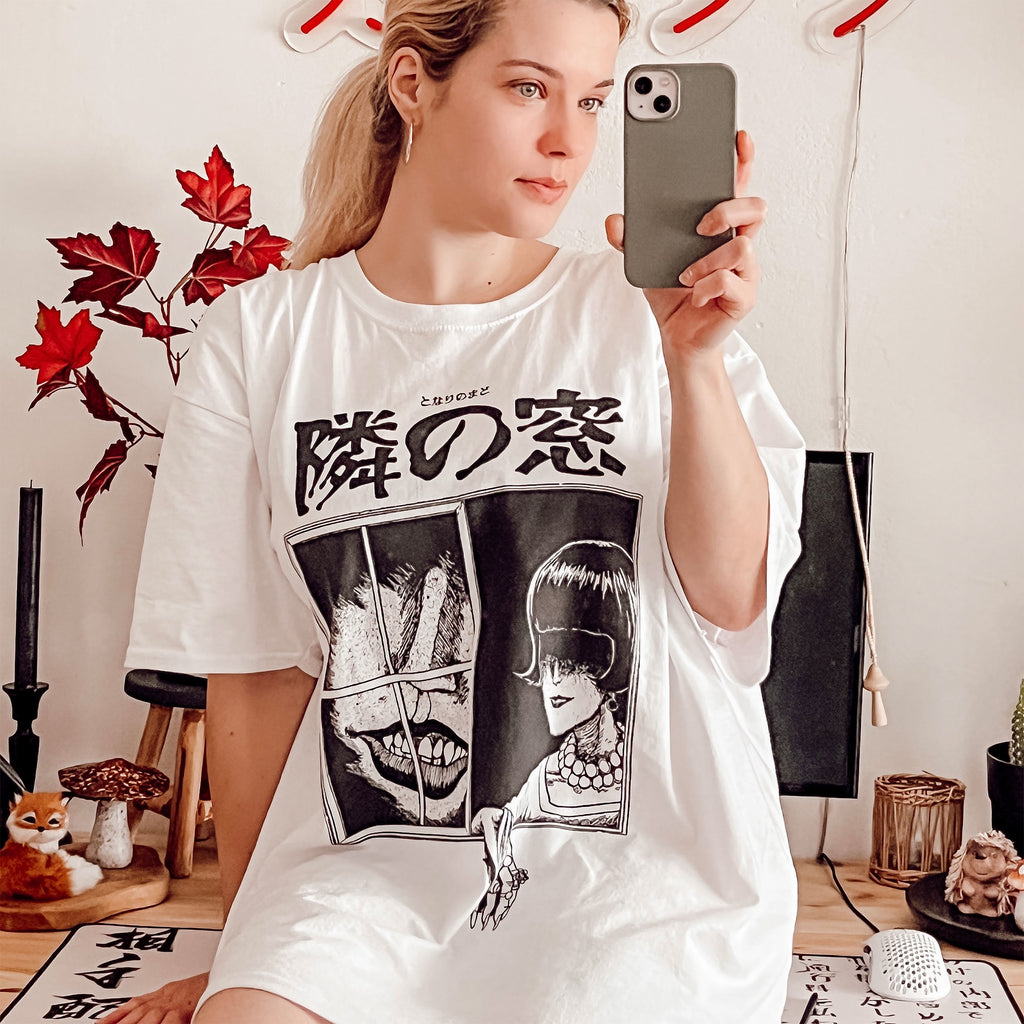 Zdjęcie produktu Junji Ito - Window T-Shirt biały