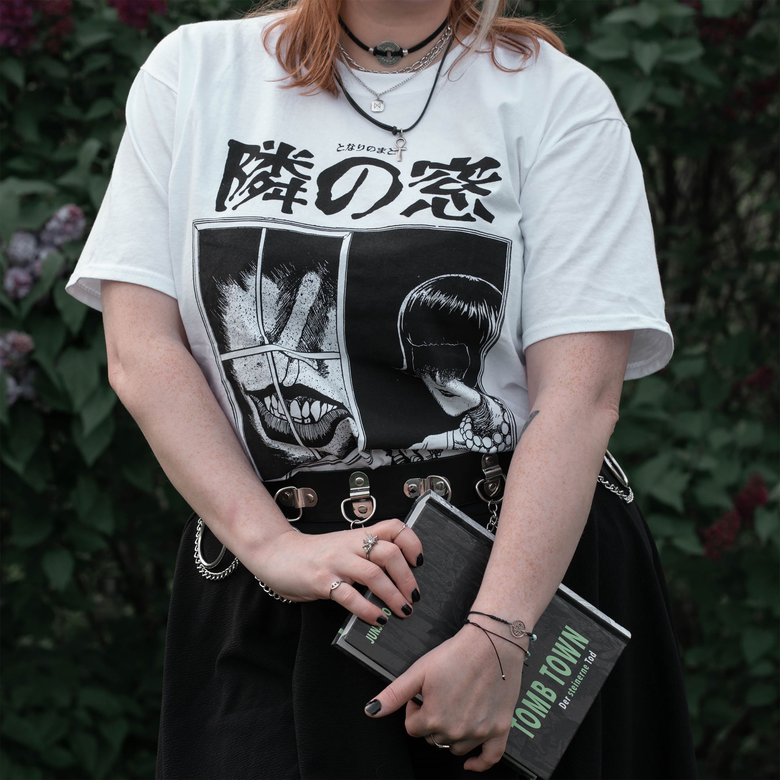 Zdjęcie produktu Junji Ito - Window T-Shirt biały