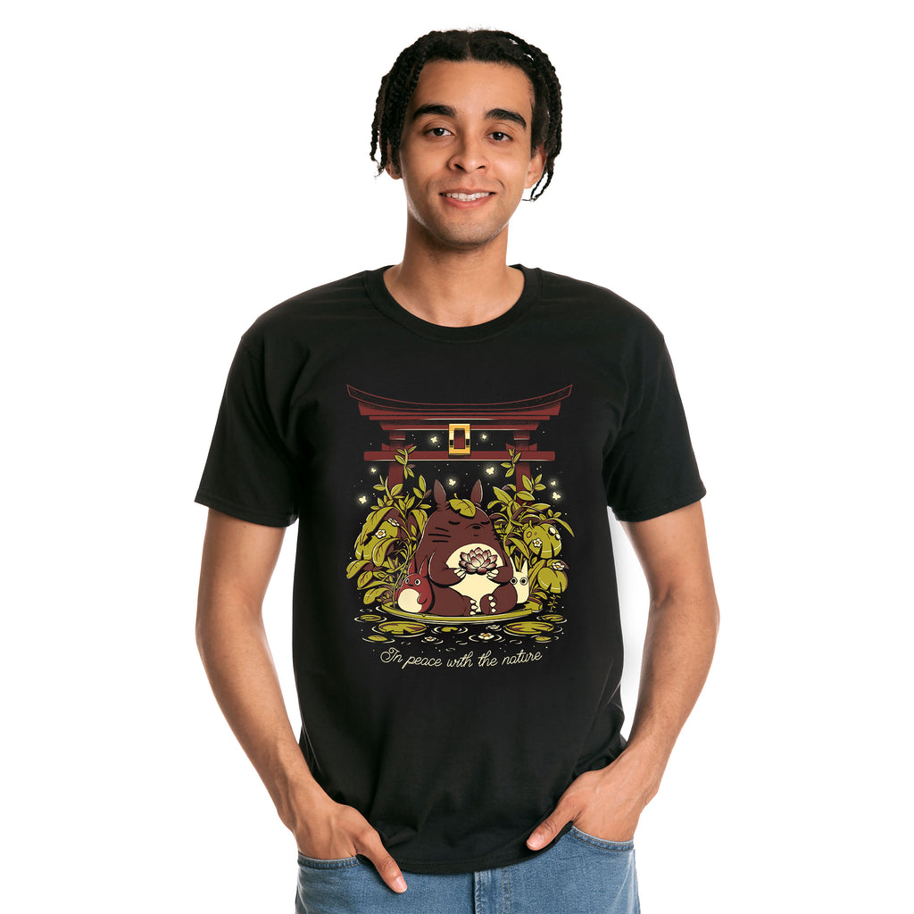 Zdjęcie produktu Ilustrata - In Peace With The Nature T-Shirt czarne