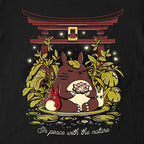 Zdjęcie produktu Ilustrata - In Peace With The Nature T-Shirt czarne