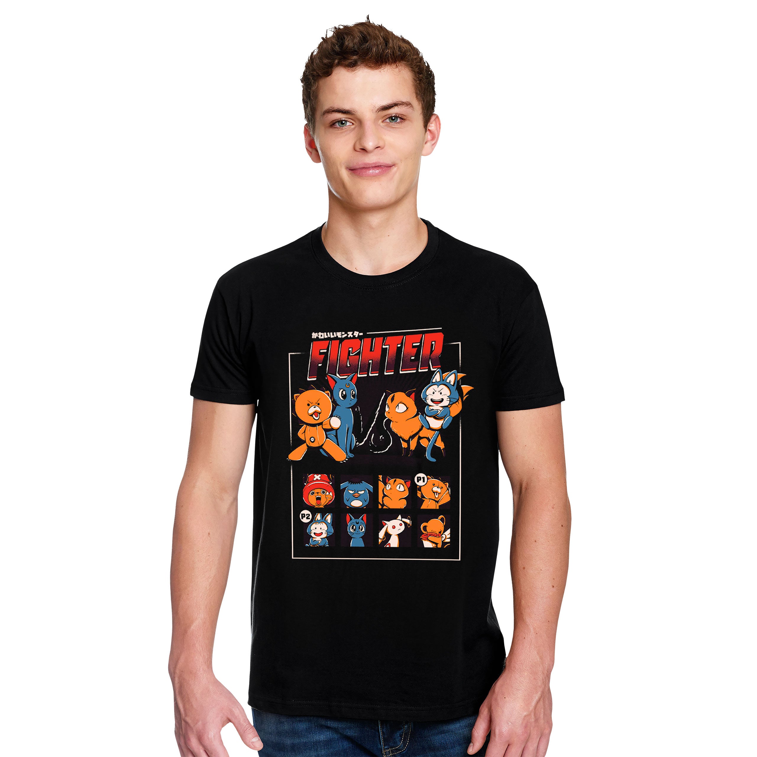 Zdjęcie produktu Ilustrata - Anime Fighter T-Shirt czarne