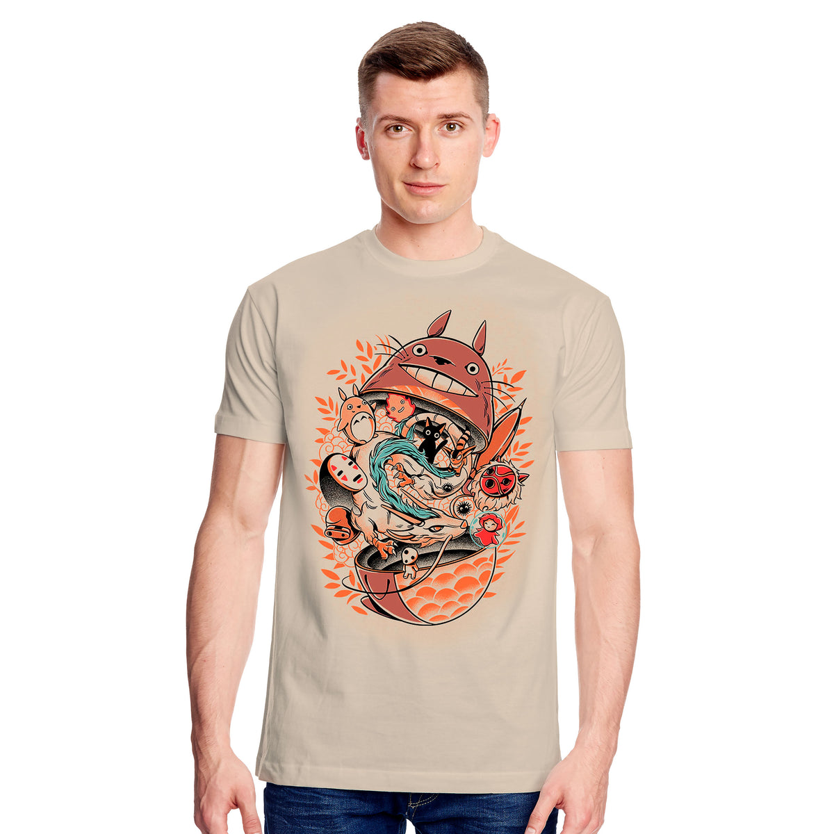 Zdjęcie produktu Ilustrata - My Neighbour Matrjoschka T-Shirt beżowy