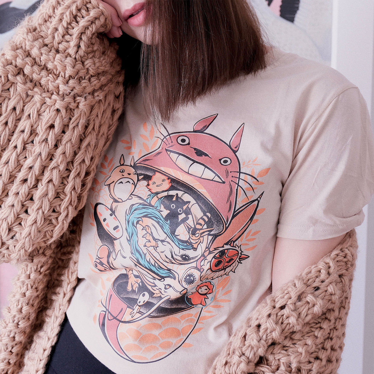 Zdjęcie produktu Ilustrata - My Neighbour Matrjoschka T-Shirt beżowy