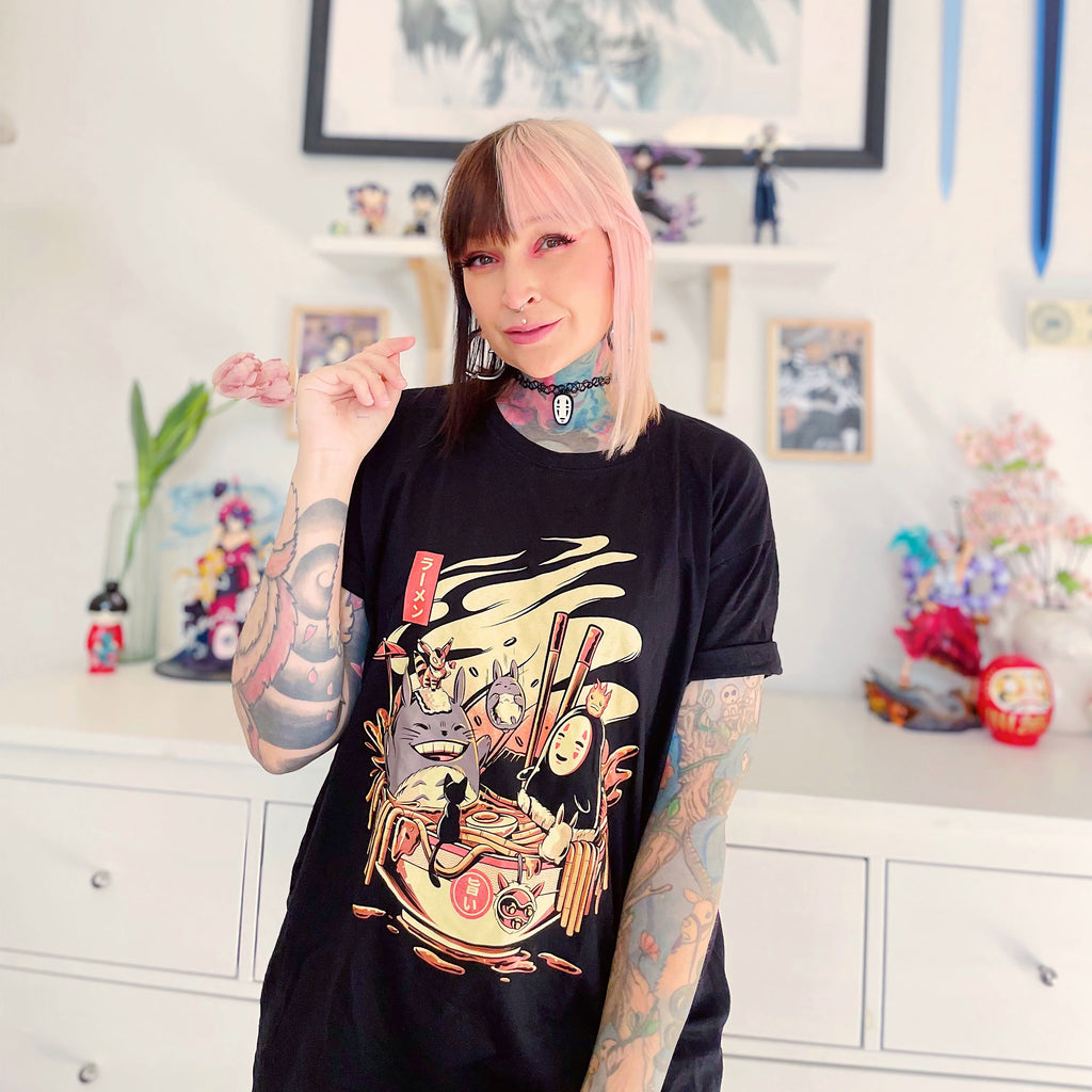 Zdjęcie produktu Ilustrata - Ramen Pool Party T-Shirt czarne