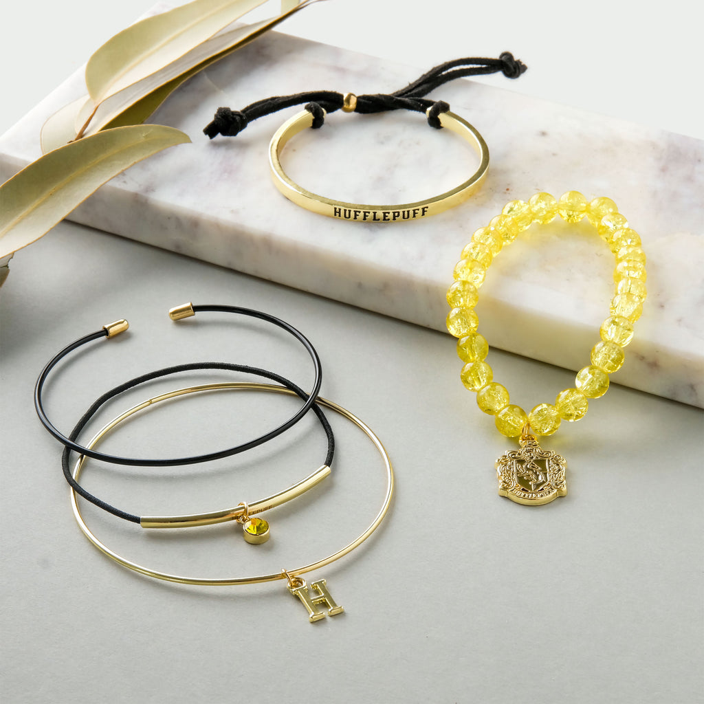 Zdjęcie produktu Harry Potter - Zestaw 5 bransoletek Hufflepuff