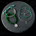 Zdjęcie produktu Harry Potter - Bransoletki Slytherin Zestaw 5 sztuk