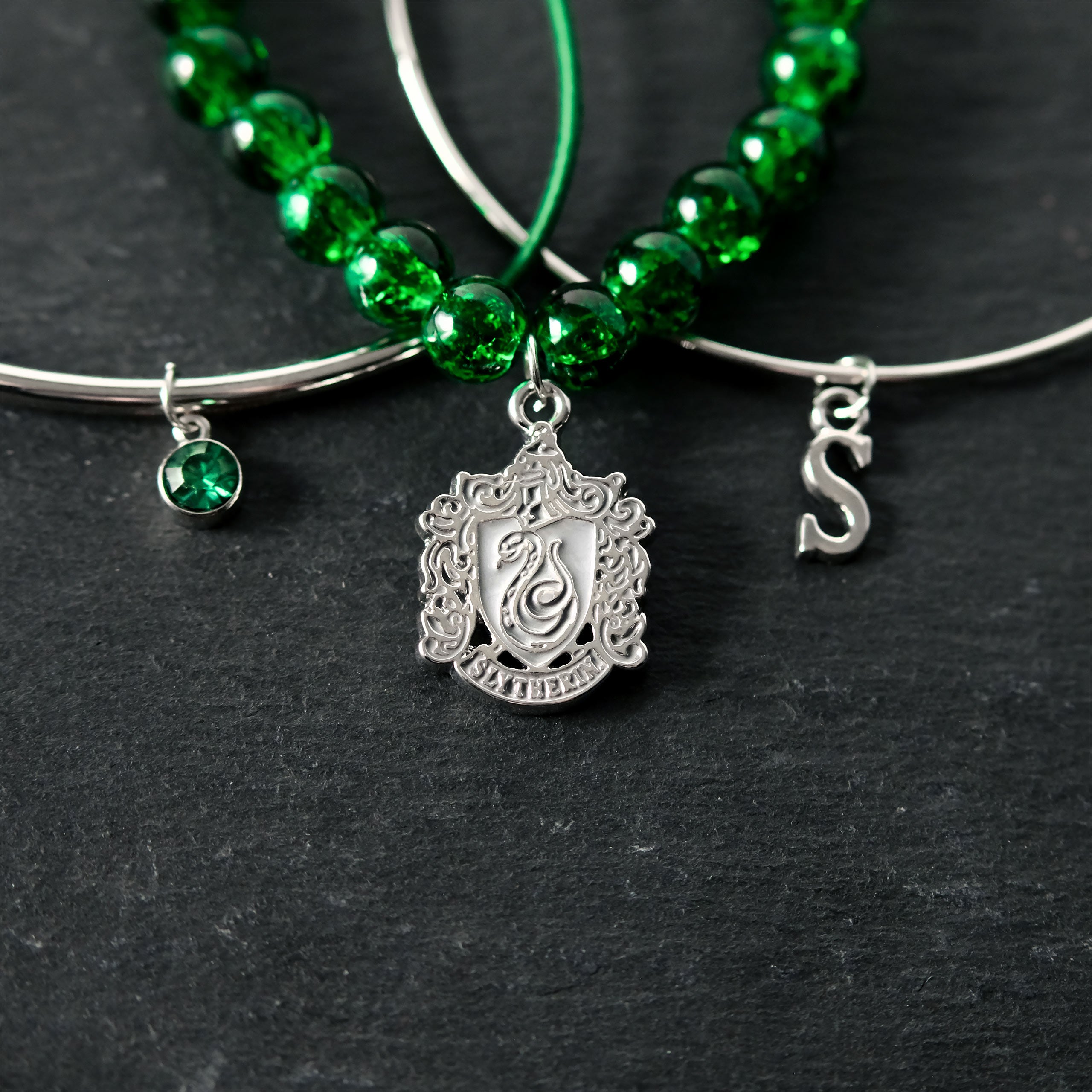 Zdjęcie produktu Harry Potter - Bransoletki Slytherin Zestaw 5 sztuk